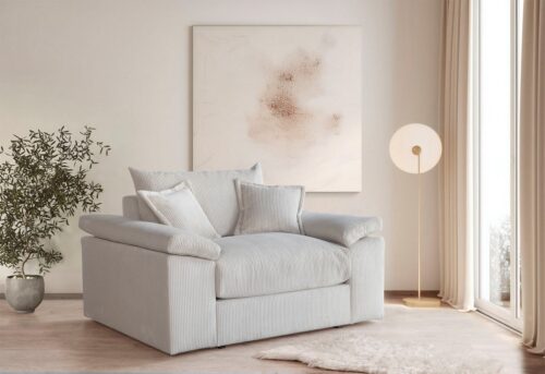 Home affaire XXL-Sessel Soft&Cosy, B: 151 cm - OTTO. Verlässliche Qualität., Mega-Sessel, Cord oder Chenille-Struktur,mit 2 Zierkissen