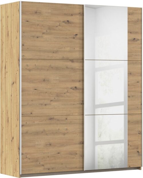 rauch Schwebetürenschrank Kleiderschrank Schrank Garderobe TOPSELLER AURELIO (3 Ausstattungen BASIC/CLASSIC/PREMIUM (inkl. SOFT-CLOSE-FUNKTION) zeitloses Design, viele Farben, Breiten 175/218/261 cm MADE IN GERMANY