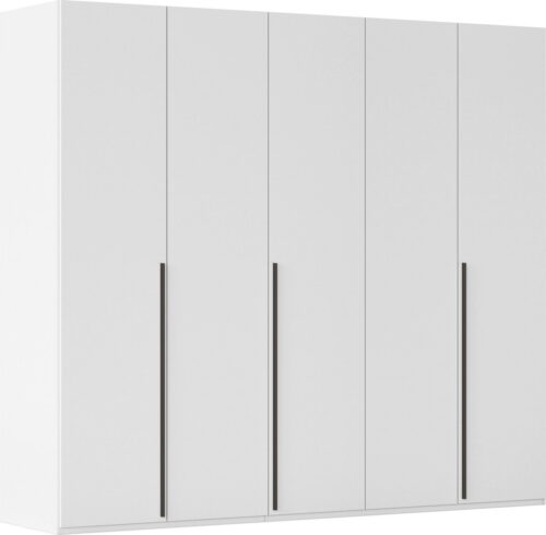 rauch Drehtürenschrank Kleiderschrank Schrank Garderobe Wäscheschrank BESTSELLER MONTCLAR (3 Ausstattungen BASIC/CLASSIC/PREMIUM (SOFT-CLOSE), Breiten 201-400 cm) Front in Glas/Hochglanz/Dekor/Grauspiegel in 5 Breiten MADE IN GERMANY