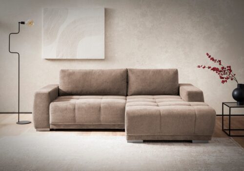Home affaire Ecksofa Bolero L-Form, wahlweise mit Bettfunktion & Bettkasten