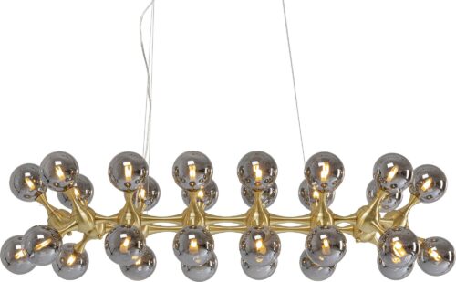 Hängeleuchte Atomic Balls Brass 140cm