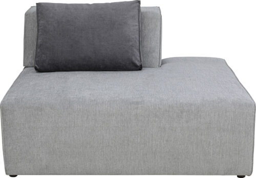 Infinity Ottomane Semi Elements Grau Rechts