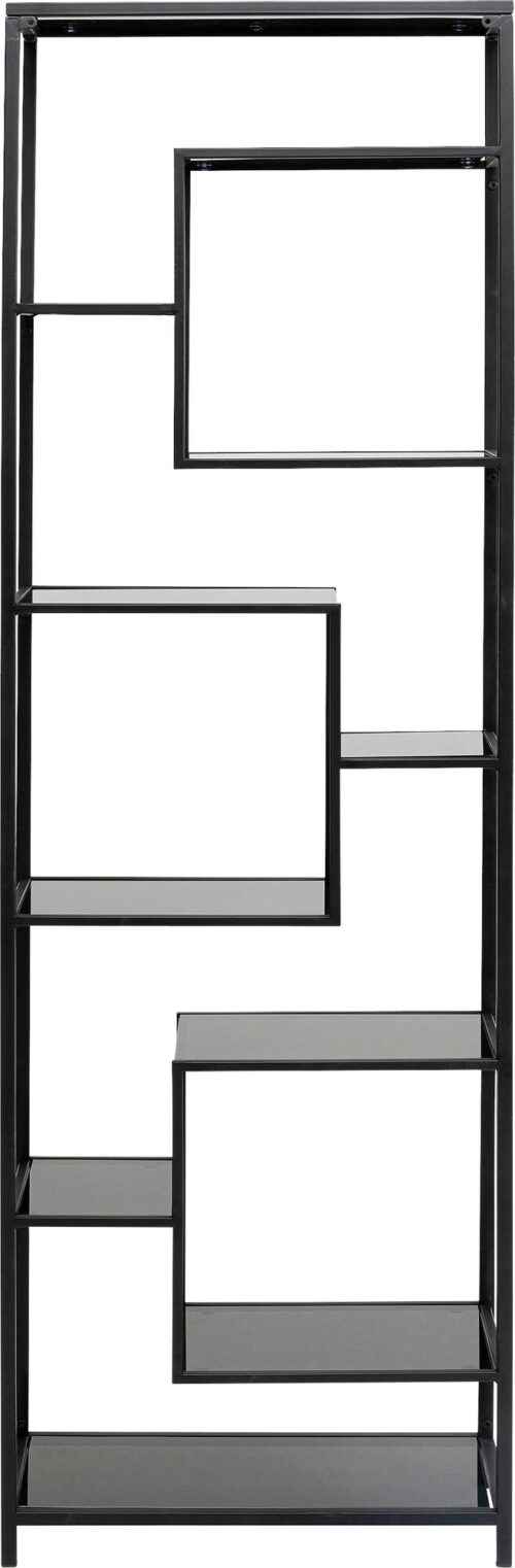 Regal Loft Schwarz 60x195cm