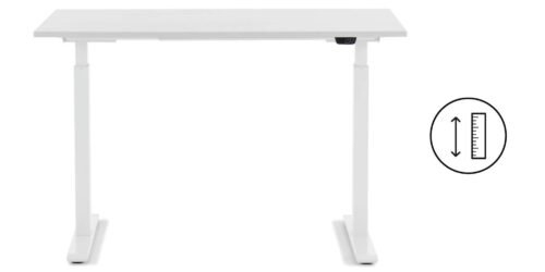 Schreibtisch Office Smart Weiß Weiß 120x60
