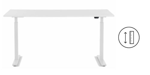 Schreibtisch Office Smart Weiß Weiß 160x80