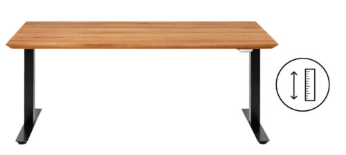 Schreibtisch Office Symphony Eiche Schwarz 180x90