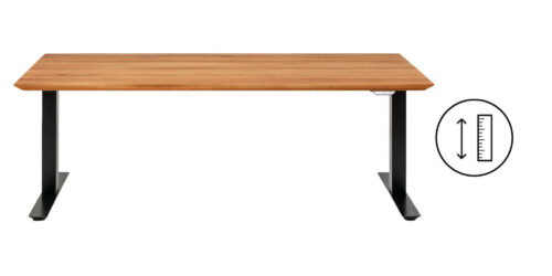 Schreibtisch Office Symphony Eiche Schwarz 200x100
