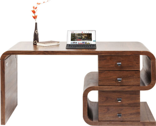 Schreibtisch Soft Snake Walnut 150x70cm