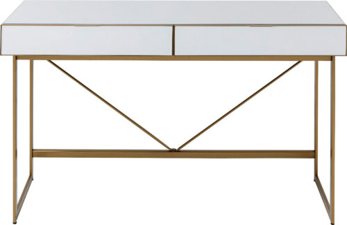 Schreibtisch Soran Gold 120x50cm