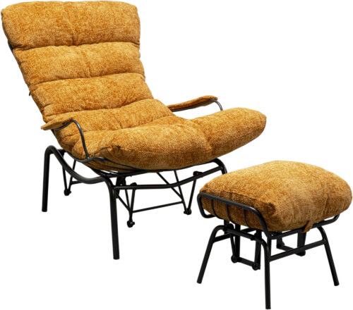Sessel + Hocker Vienna Swing Gelb