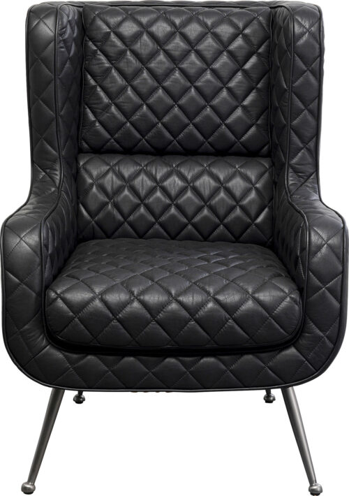 Sessel Nonna Smart Leder Schwarz