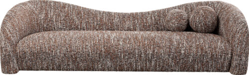 Sofa 3-Sitzer Livia Melange Braun 261cm