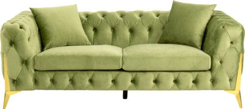 Sofa Bellissima 2-Sitzer Velvet Grün 200cm