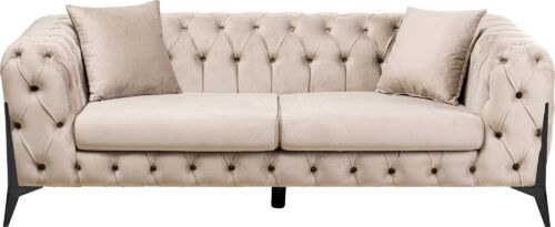 Sofa Bellissima 2-Sitzer Velvet Taupe 200cm