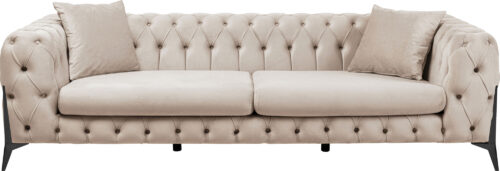 Sofa Bellissima 3-Sitzer Velvet Taupe 240cm