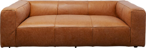 Sofa Cubetto Smart Leder Hellbraun 220cm
