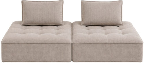 Sofa Portofino Grau Outdoor 2/Set