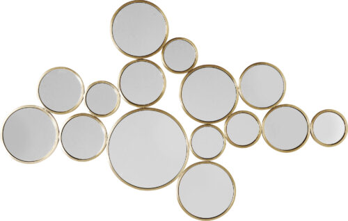 Spiegel Bubbles Brass 38x93cm