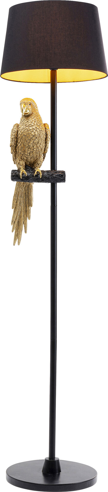 Stehleuchte Animal Parrot Gold 176cm