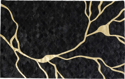 Teppich Fulmine Schwarz 170x240cm