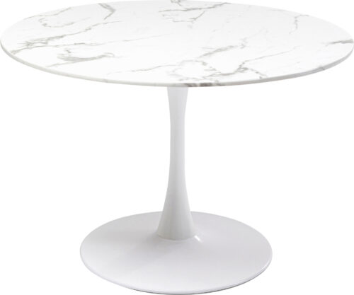 Tisch Veneto Marmor Weiß Ø110cm